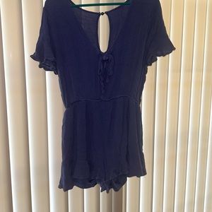 Cute blue romper